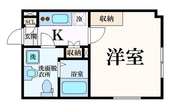 幡ヶ谷駅 徒歩10分 3階の物件間取画像